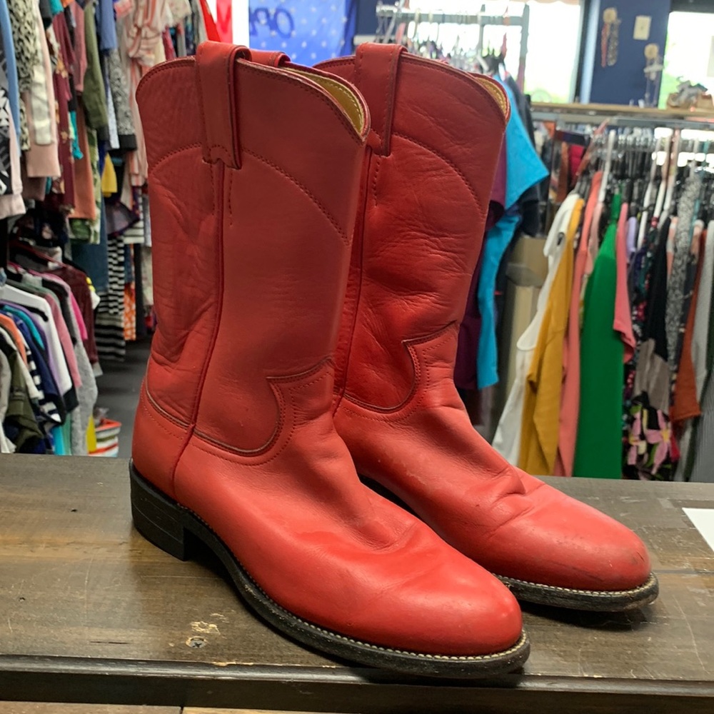 Justin boots red! Size 6R!